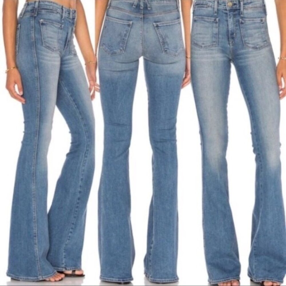 McGuire Denim Inez Patch Flare Alone at Last
